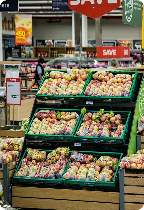 Obchodní dům a supermarket